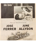 1955 The Shrike Movie Film Advertisement Jose Ferrer June Allyson DWQQ7 - $19.99