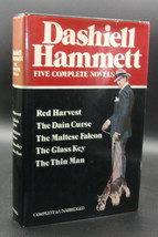 Dashiell Hammett Five Complete Novels Mysteries Omnibus 1980 Avenel Books Hc Dj - £10.78 GBP
