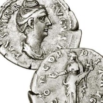 FAUSTINA I Rare Lifetime Issue. m. Antoninus Pius. Concordia. Ancient Roman Coin - £179.56 GBP