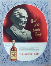 Old Grand Dad Whiskey, print ad. Color Illustration (whiskey on earth) origin... - £14.09 GBP