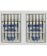 10 Schmetz Sewing Machine Needles Size 12 Universal 130/705 H 80/12 2 pa... - £9.65 GBP