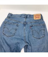 Levis 505 Regular Fit Denim Jeans Mens 36x32 Classic 100% Cotton - £19.42 GBP