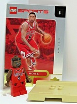 LEGO Sports NBA Bulls Jalen Rose #5 2002 Upper Deck Card Base Red Jersey - £7.61 GBP