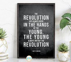 The Young Revolution Motivational Inspirational Wall Art Canvas Office Decor - £21.13 GBP+