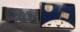 Moon Landing Tie Bar Clip Vintage Atomic Space Age 1960 Sarah Coventry USA Flaws - £22.30 GBP