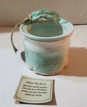 Handmade Original Pottery by Sari Chilled Dip Server 2 PC Made in Ohio 4x5 - £29.69 GBP