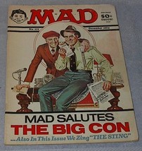 Old Vintage Mad Humor Satire Comic Magazine December 1974 The Sting Nixon Agnew - £7.90 GBP