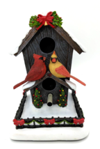 Hawthorne Village Cardinal Singing Birdhouse - Winter Birds/Seasonal -Fast Ship! - £37.10 GBP