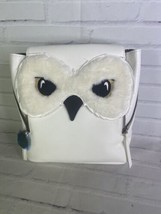 Harry Potter Hedwig Owl Faux Leather Mini Backpack Bag White With Bag Ch... - $41.57