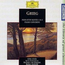 Peer Gynt Suites 1 &amp; 2, Piano Concerto CD (1994) Pre-Owned - £11.97 GBP
