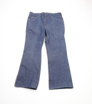 NOS Vintage 80s Carhartt Mens 40x30 Spell Out Wide Leg Denim Jeans Blue USA - £92.75 GBP