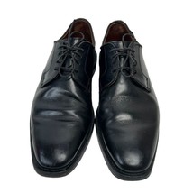 Allen Edmonds Size 9.5 D Easton Plain Toe Black Leather Dress Shoe Made In USA - £35.40 GBP