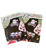 Daisy Kingdom Fabric Appliqué Dancing Santa No Sew Vintage Lot Of 2 Damage - $222.50 MXN