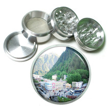 Scenic Alaska D5 Aluminum Herb Grinder 2.5&quot; 63mm 4 Piece Juneau Town - £13.29 GBP
