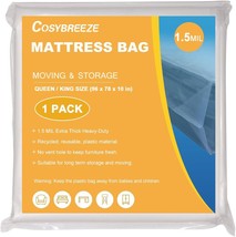 1.5 Mil Thick Mattress Bags For Moving Mattress Storage Bag Queen Or Kin... - $19.98