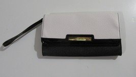 Anne Klein Beyond the Pal Flap Clutch Wallet Black Multi - $24.99