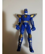Bandai 2003 Power Rangers Dino Thunder Warrior Blue Ranger Figure B14 - £10.37 GBP