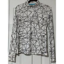 Xersion Women's M Geometric Long Sleeve Pullover Athletic Top Multicolor - $14.85