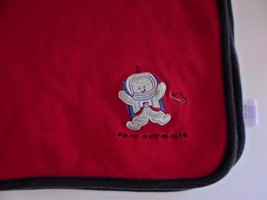 The Children&#39;s Place Red Baby Blanket Mini Astronaut Receiving Blanket Lovey - £30.60 GBP