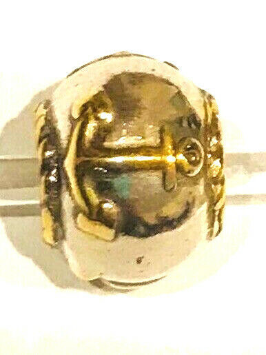 Brighton Nautical Bead, J91932, Silver/Gold Finish, New - $12.35