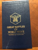 VHS Great Battles of World War II Victory in the Pacific 4 tapes - £3.91 GBP