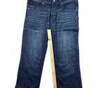 AXEL Men&#39;s 38 x 30 Large Leg Boot Cut Blue Denim Stretch Jeans - £13.64 GBP