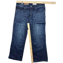 AXEL Men&#39;s 38 x 30 Large Leg Boot Cut Blue Denim Stretch Jeans - £13.32 GBP