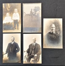 Lot Antique Phot Os Milwaukee Wi Boll Cooper Family 5pc Id&#39;d - £37.04 GBP