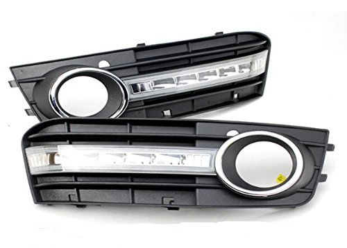 AupTech Car Daytime Running Lights LED DRL Daylight Fog Lamps Kit for Audi A4... - $193.00