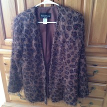 animal print jacket by designer russell kemp size 10 - £39.04 GBP