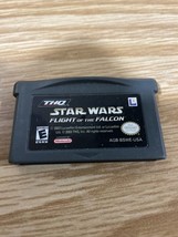 Star Wars Flight of the Falcon Nintendo Game Boy Advance GBA Game Only - $9.39