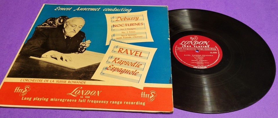 Ernest Ansermet conducting Debussy Nocturnes - London Records  - Vinyl R... - $5.93