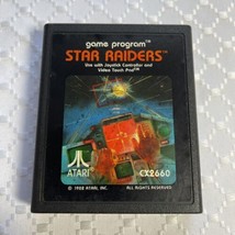 Star Raiders (Atari 2600, Video Game, 1982) CX2660 Plastic Cartridge Only - £7.87 GBP