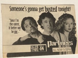 Partners Tv Guide Vintage Print Ad Jon Cryer Tate Donovan Tpa4 - $5.93