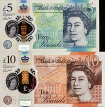 £15 British Pounds Total, £5+ £10 England Banknotes, Q.E.Ii, Real Currency - £34.02 GBP