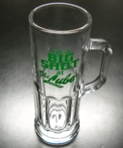 I&#39;m A Big Shot At The Lube Shot Glass Tall Mug Style Green Print on Clear Glass - £6.38 GBP