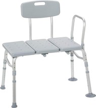 Drive Medical 12011KD-1 Tub Transfer Bench For Bathtub With Adjustable B... - £33.20 GBP