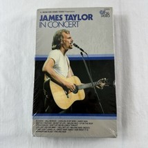 JAMES TAYLOR IN CONCERT  1979 LIVE RECORDING CBS VHS New Sealed Rare Vin... - $39.59