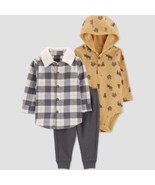 Carter&#39;s Just One You Baby Boys&#39; 6M Animal Icon Top &amp; Bottom Set - Black... - $10.99