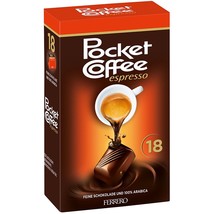 POCKET COFFEE espresso shot in chocolate pralines 1 box-FREE SHIPPING-DA... - £14.02 GBP