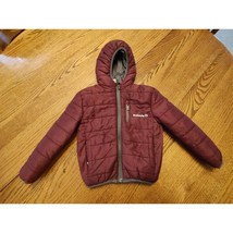 Toddler Boys Avalanche Quilted Hooded Jacket 24 Month Burgundy Grey Full... - $11.30