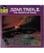 STAR TREK II THE WRATH OF KHAN Book and Record 1983 NIP  - £22.30 GBP