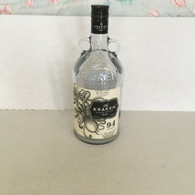 Empty The Kraken black spice rum bottle large glass jug with raised lett... - $19.75