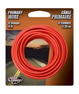 Road Power 55671533 12 Gauge, Red, 11-ft Automotive Copper Wire, 11&#39; - $27.63 CAD