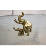 Elephant with Calf Figurine Miniature Figure Elephant Decorative Figure #5 - £6.13 GBP