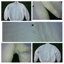 Mens Off White long sleeve puffy Jacket Sean John off white Jacket Coat XL - £11.20 GBP