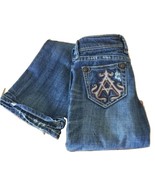 Women&#39;s ARCHAIC Buckle Heiress Bootcut Rugged Blue JEANS Sz. Tall 26x32&quot;... - $781.68 MXN