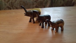 Elephant with Calf Figurine Miniature Figure Elephant Decorative Figure #43 - £4.62 GBP