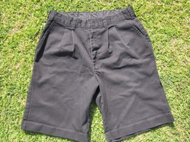 Black Khaki Shorts Normans Black Uniform School Shorts Men&#39;s black shorts 30W - £7.70 GBP
