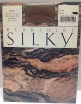 Vtg Berkshire Silky Control Top Sandalfoot Sheer Pantyhose 100-125lbs Sz 1 - £10.62 GBP